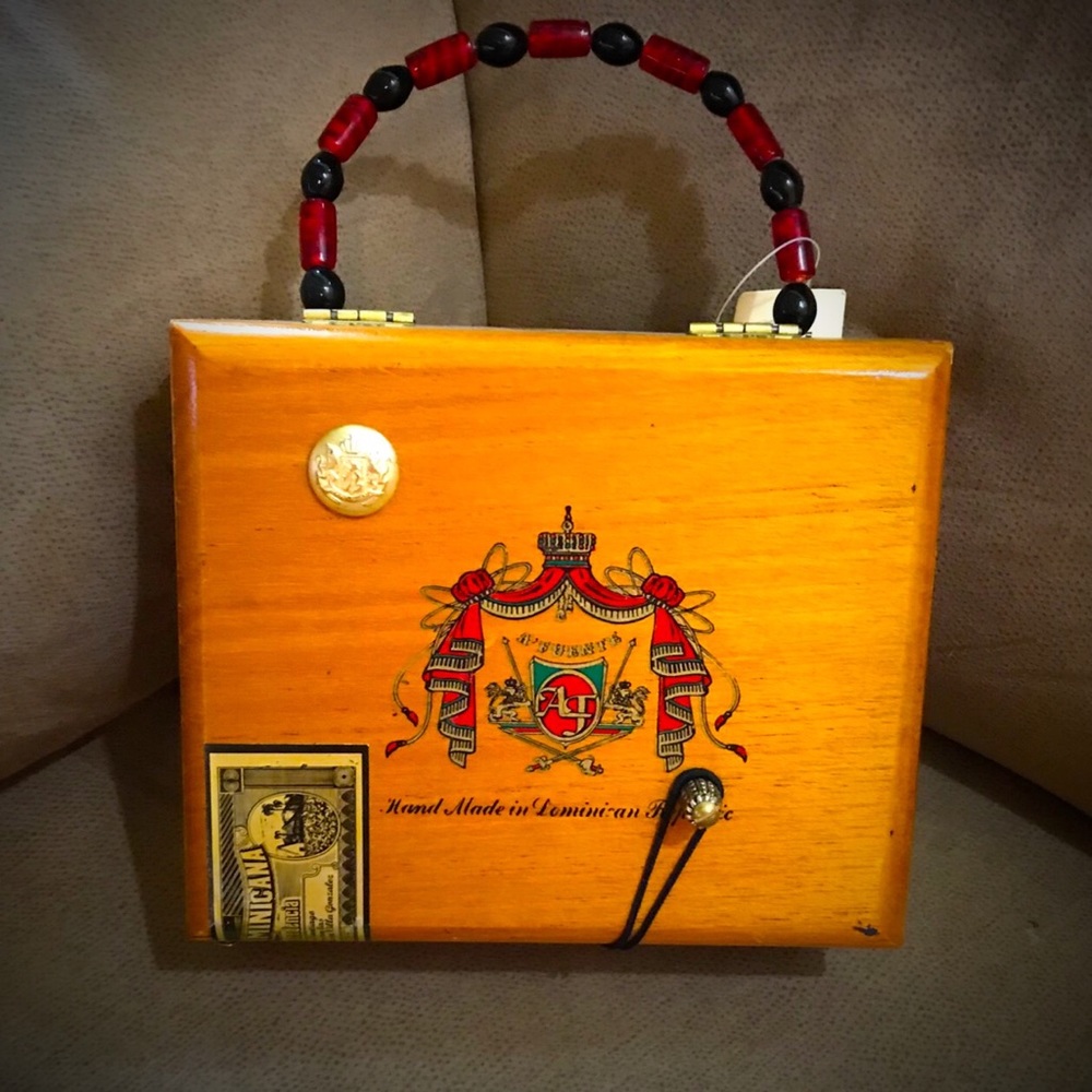 Cuban Corona Cigar Box Purse